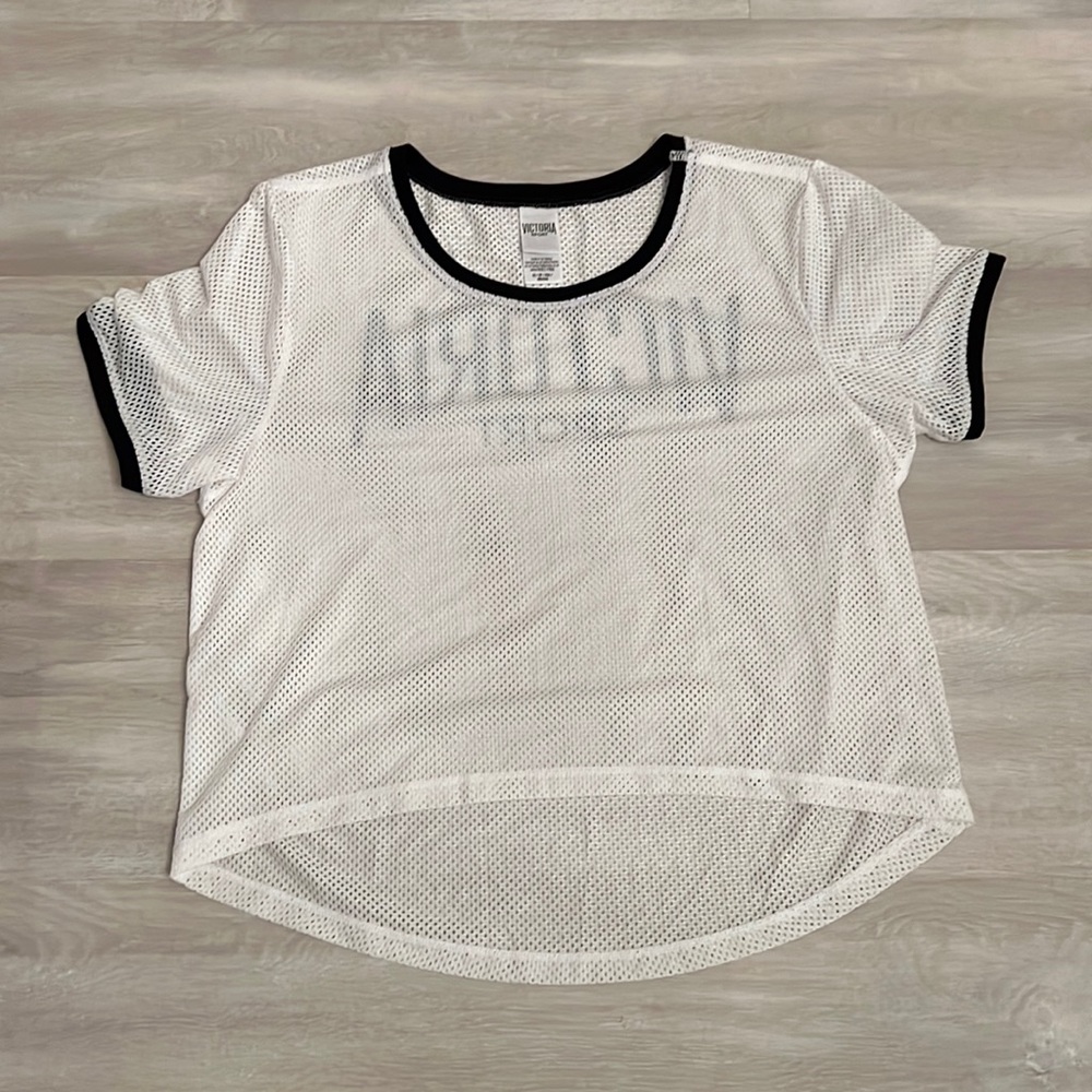 victoria’s secret cropped penny tee